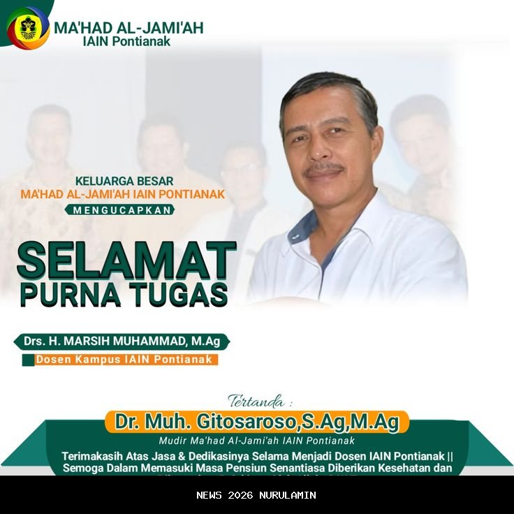 Sujito Purna Tugas, Mas Syamsul Beri Ucapan dan Pesan Ini