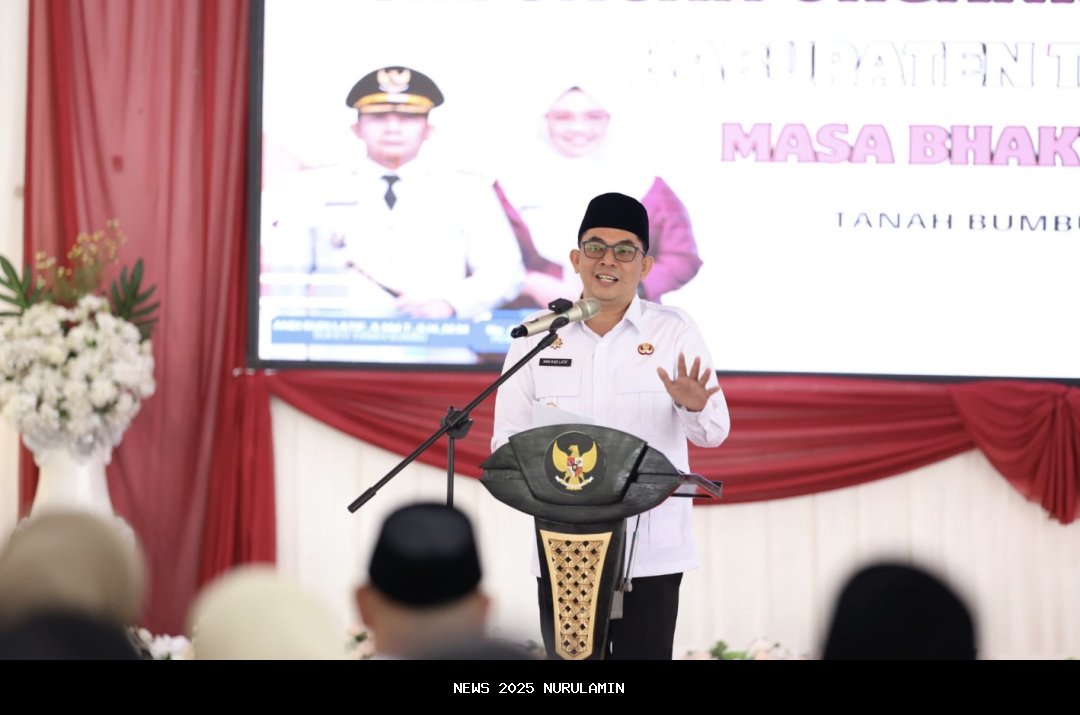 BKMT Tanah Bumbu 20252030 Dilantik, Bupati Tekankan Dakwah Adaptif dan Sinergi Pembangunan