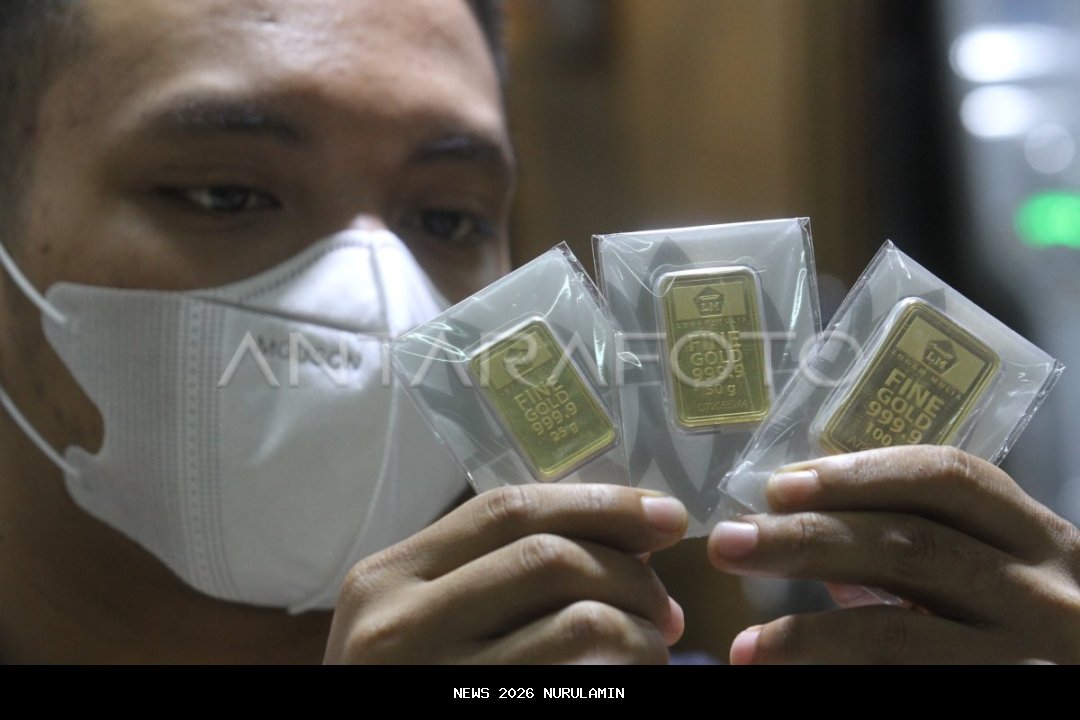 Harga emas naik jelang tahun baru 2026, Rp2,45 juta per gram di Pasar Baru Palangka Raya