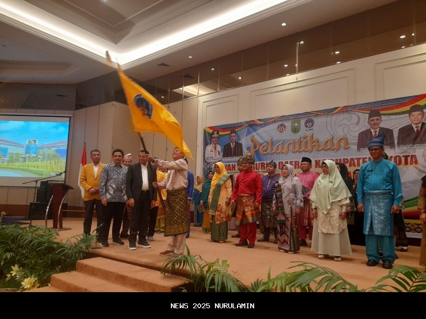 Mewakili Gubernur, Pj Sekda Babel Hadiri Pelantikan Ikatan Alumni SMA Negeri 1 Pangkalpinang