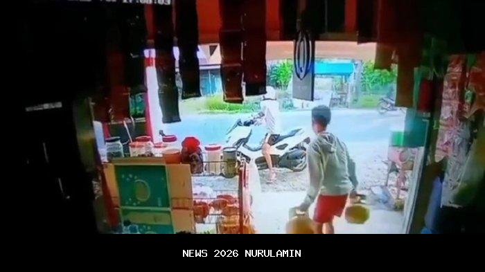 Modus Beli Plester, Dua Pemuda Curi Gas di Warung Ony, Wajah Pelaku Terekam CCTV