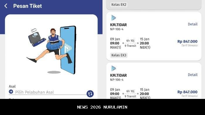 Jelajahi Merauke hingga Surabaya, rute lengkap KM Tatamailau Januari 2026