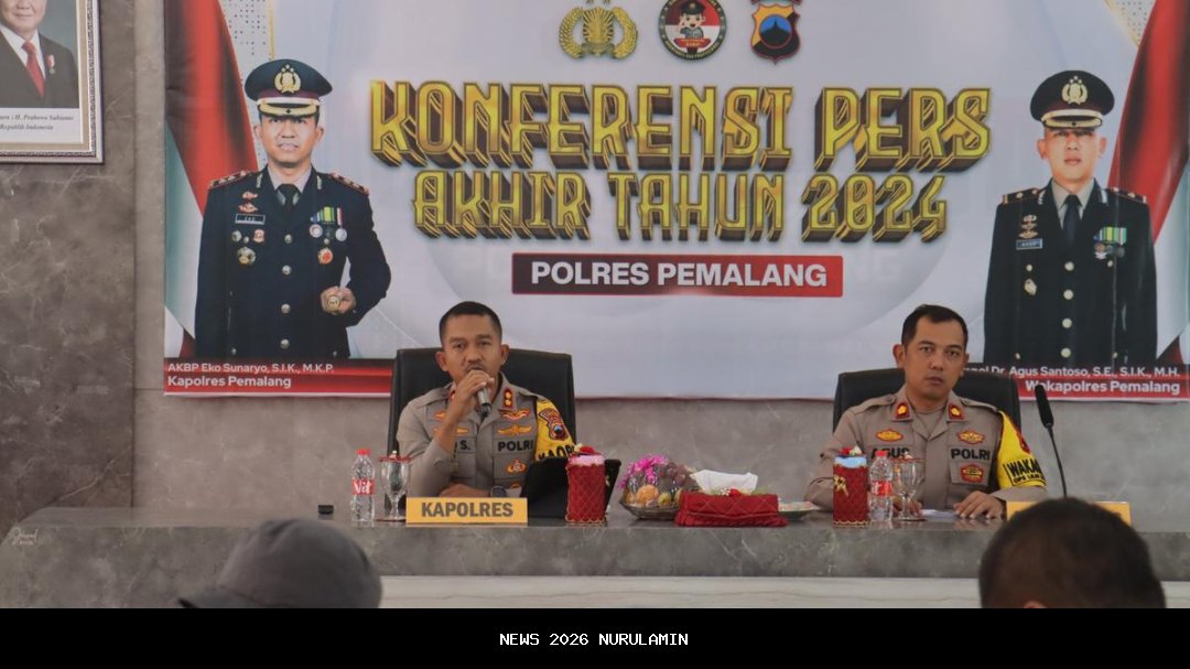 Polres Pemalang Capai 96,25 Persen Penyelesaian Kasus Kriminal di Tahun 2025