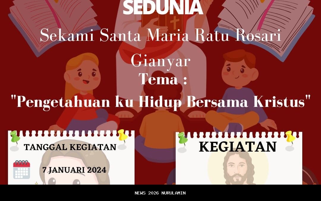 Panduan Perayaan Ekaristi Hari Anak Misioner Sedunia 4 Januari 2026