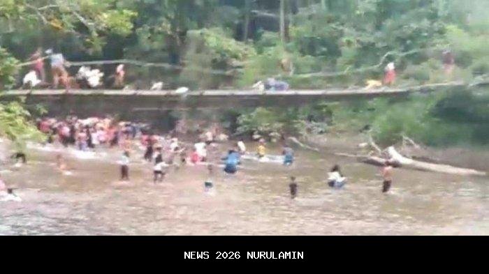Kondisi Warga Kalumpang Saat Jembatan Gantung Ambruk