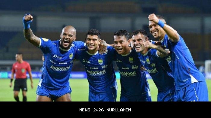 Jadwal 5 Laga Persib di Tahun Baru, Lawan Persija dan Malut United