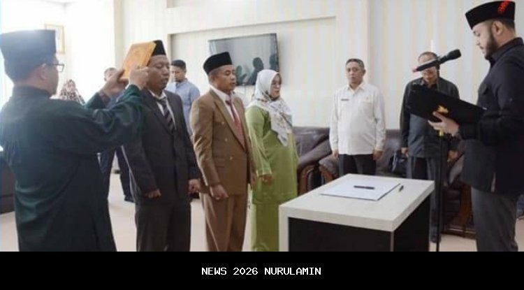 Wako Fadly Amran Lantik 169 Pejabat di Akhir 2025