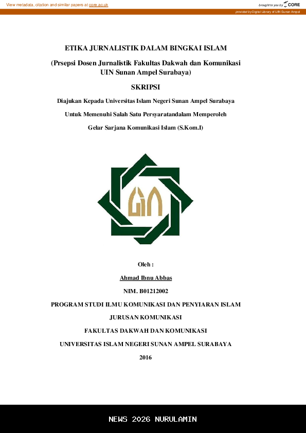 Momen Maulid Nabi, UIN Sunan Ampel Tingkatkan Etika Mahasiswa dan Dosen