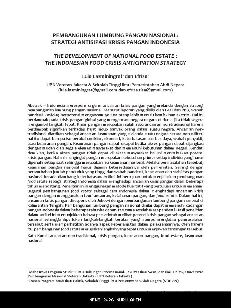 Mentras Dorong Kawasan Transmigrasi Jadi Lumbung Pangan