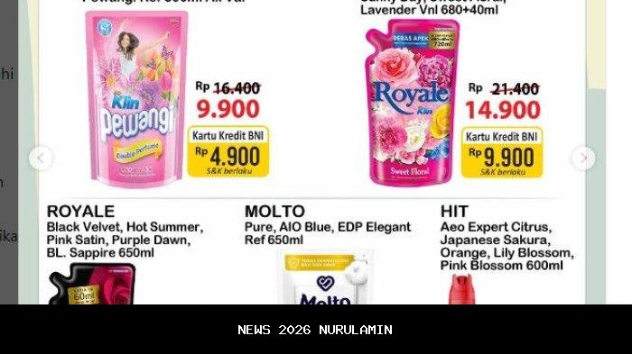 Promo JSM Indomaret dan Alfamart Hari Ini, Harga Rinso dan Sampo Murah