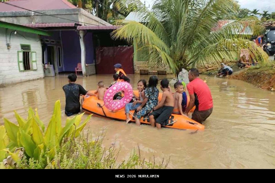Wilayah Aceh Terdampak Banjir Waspadai Hujan Lebat dan Angin Kencang