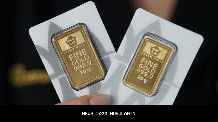 Harga emas Antam naik lagi Jumat 12 Desember 2025