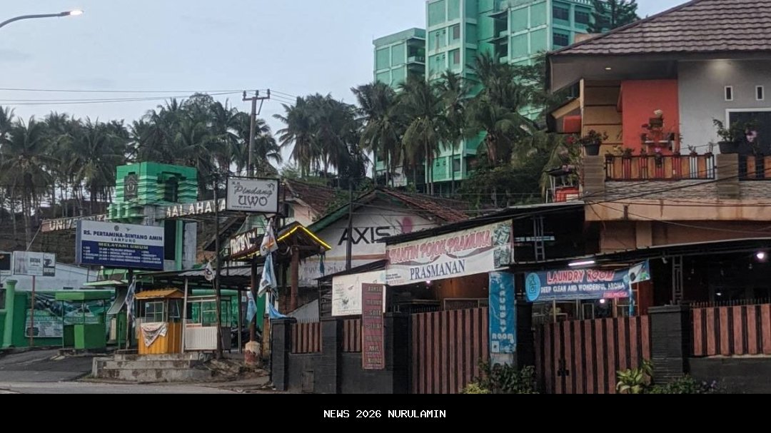 Prakiraan Cuaca Bandar Lampung, 4 Januari 2026