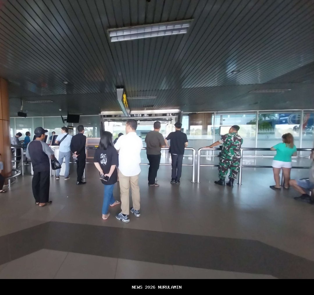 Arus Balik Nataru Mulai Ramai di Bandara Supadio Pontianak