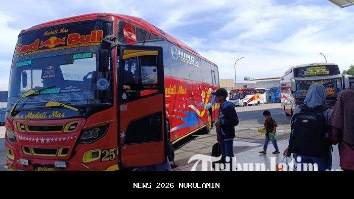 Puncak Arus Balik Nataru di Terminal Patria Blitar: Penumpang Diprediksi Tembus 5000 Orang Hari ini
