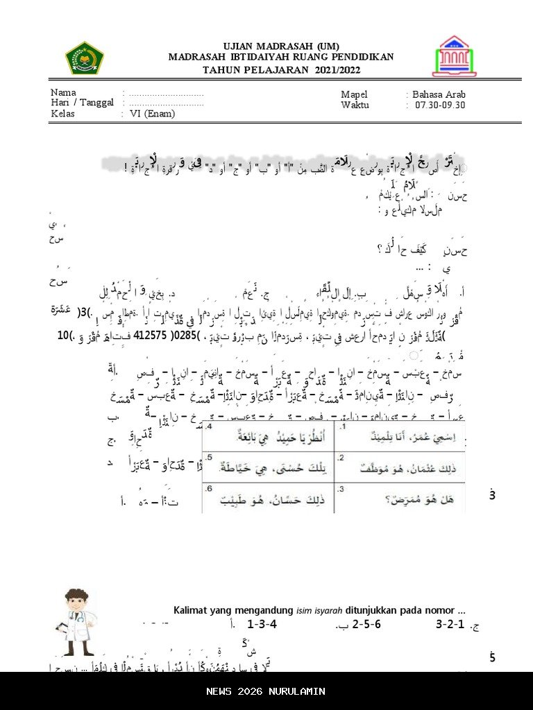 Lulus 100! Klik latihan soal TAM PPG Kemenag 2025 Bahasa Arab