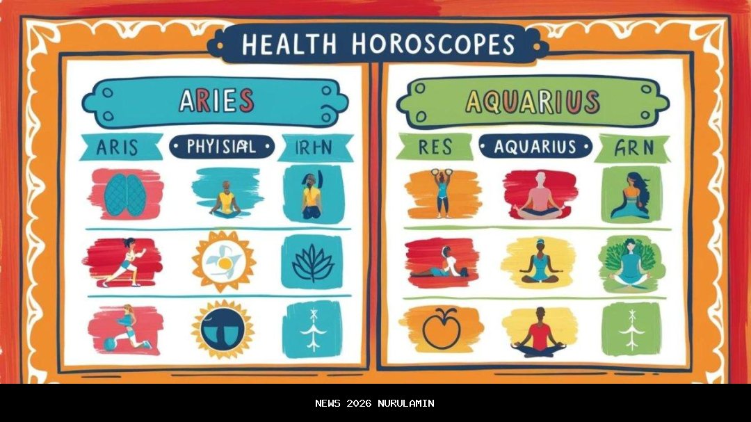 Ramalan Kesehatan Zodiak Rabu 17 Desember 2025: Aries Meditasi, Aquarius Nyeri Kaki