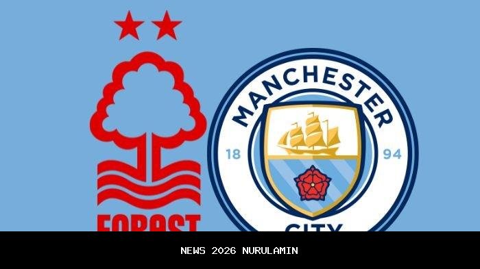 Prediksi skor dan susunan pemain Nottingham Forest vs Manchester City di Premier League