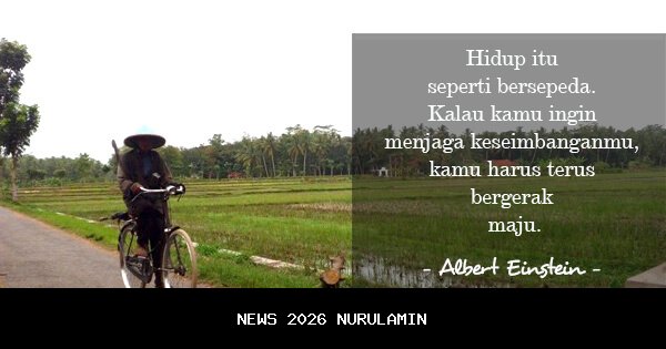 Hidup Seperti Naik Sepeda Einstein