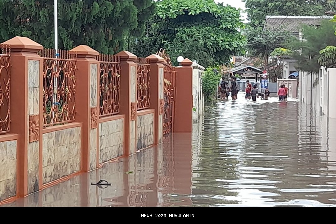 Lima Wilayah Kota Serang Terendam Banjir Usai Hujan Sejak Sore