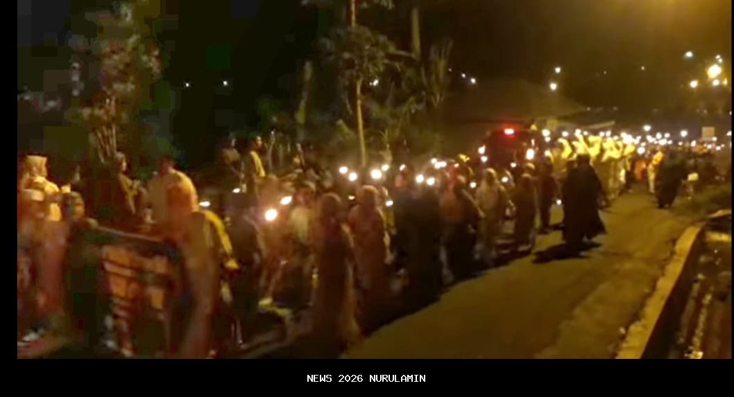 Suasana Tahun Baru di Pengungsian Tapsel: Bahagia Bersama Prabowo