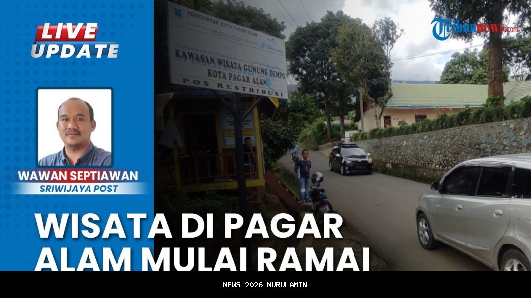 Jelang akhir libur Nataru, objek wisata di Pagar Alam masih dipadati wisatawan