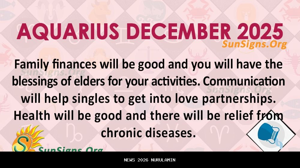 Ramalan Aquarius 13 Desember 2025: Peluang Besar Menanti