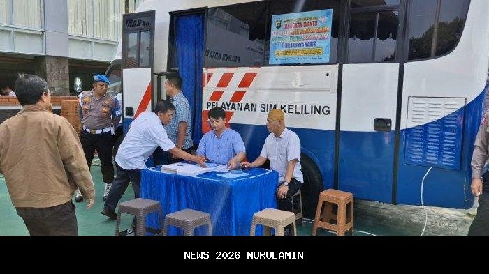 SIM keliling di Kabupaten Tangerang Senin 12 Januari 2026, digelar 2 lokasi