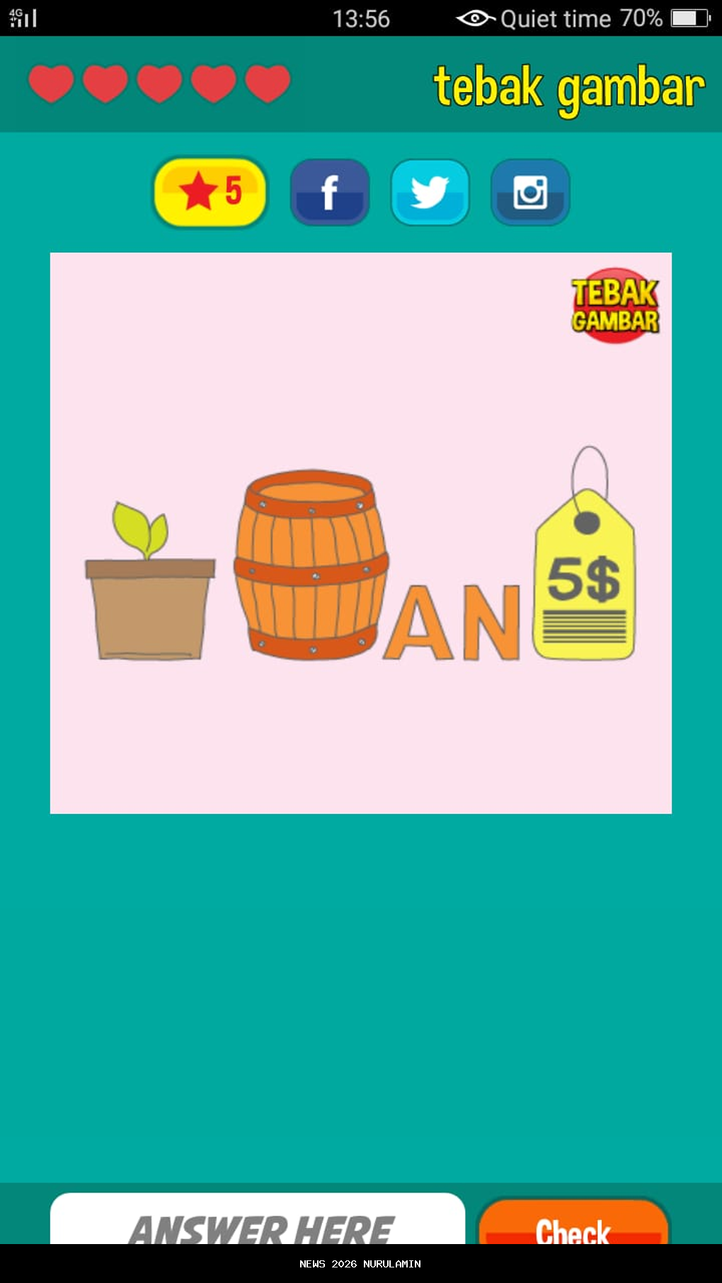 SPILL! Tebak Gambar Level 1-3: Uang, Tahi Lalat, Udang Rebus, Tuang Air