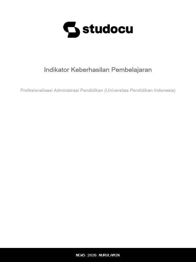 Indikator keberhasilan pembelajaran berbasis masalah adalah ...