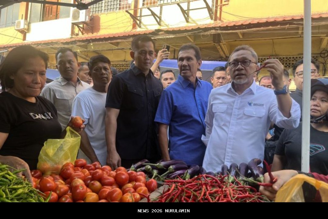 Mini pasar di Tanjungpinang terdampak pasokan bahan pokok dari Batam terhambat