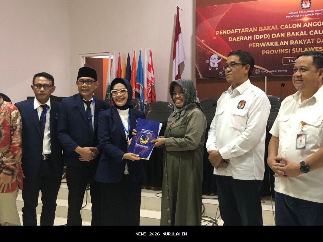 Pelantikan Awal 2026, Ini Daftar Ketua Nasdem Sulteng