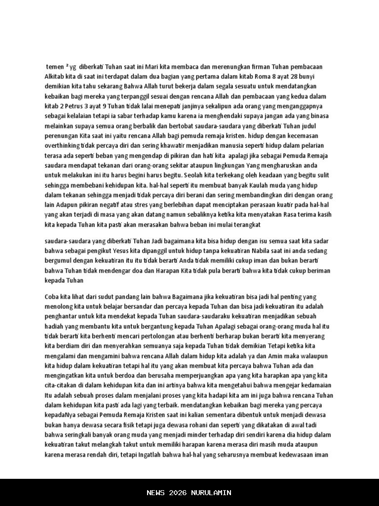 Renungan Pemuda Kristen: Sukacita yang Bersinar dari Yesaya 60:5