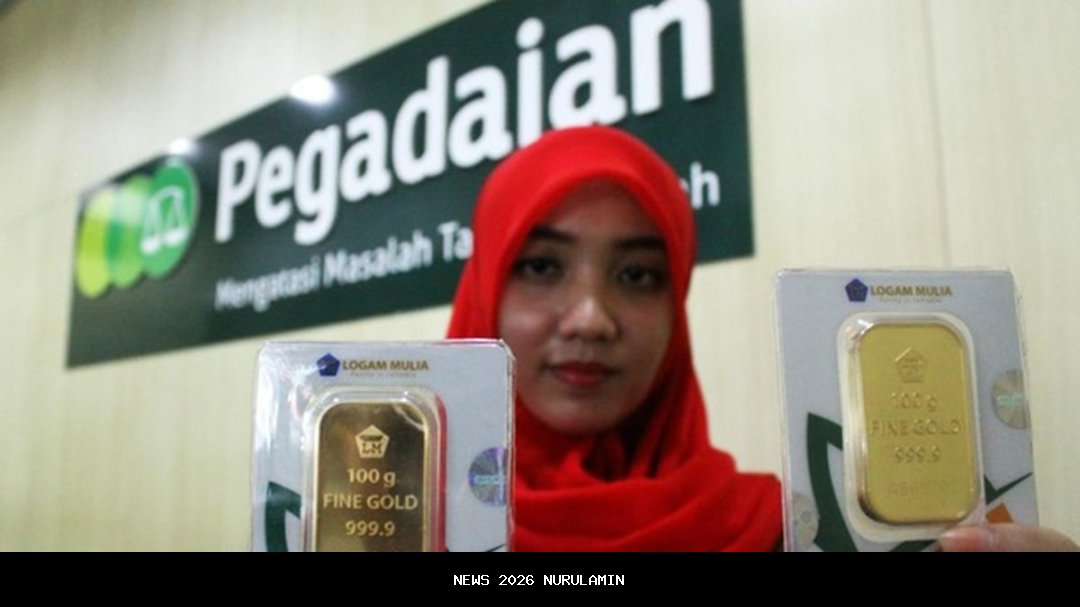 Harga Emas Antam, UBS dan Galeri 24 di Pegadaian 1 Januari 2026 dengan Buyback