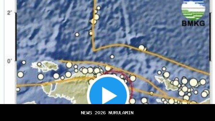 Gempa Bumi Guncang Papua Pagi Ini, Kekuatan 5,1 SR di Kedalaman 10 KM
