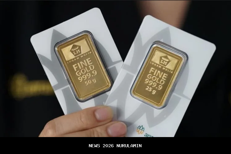 Harga Emas Galeri24 dan UBS Naik Serentak Hari Ini