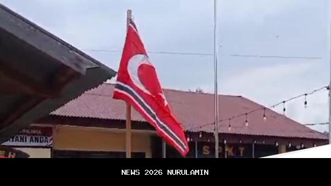 Polres Lhokseumawe Tahan Pria Bersenjata Saat Upacara Bendera Bintang Bulan