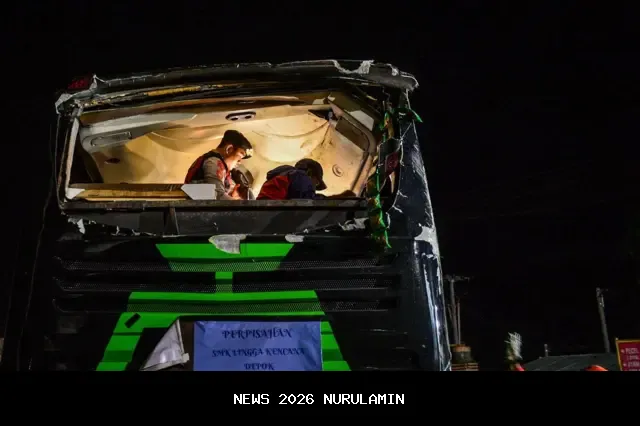 Kecelakaan Bus di Jalur Utama Saat Libur Natal, Banyak Penumpang Terluka