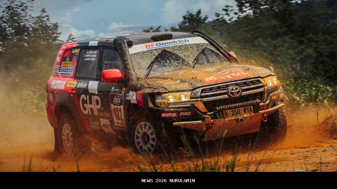 Julian Johan Bawa Merah Putih di Rally Dakar 2026