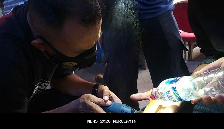 Jari Bengkak Tak Bisa Lepas Cincin, Warga Kedungreja Minta Bantuan Damkar