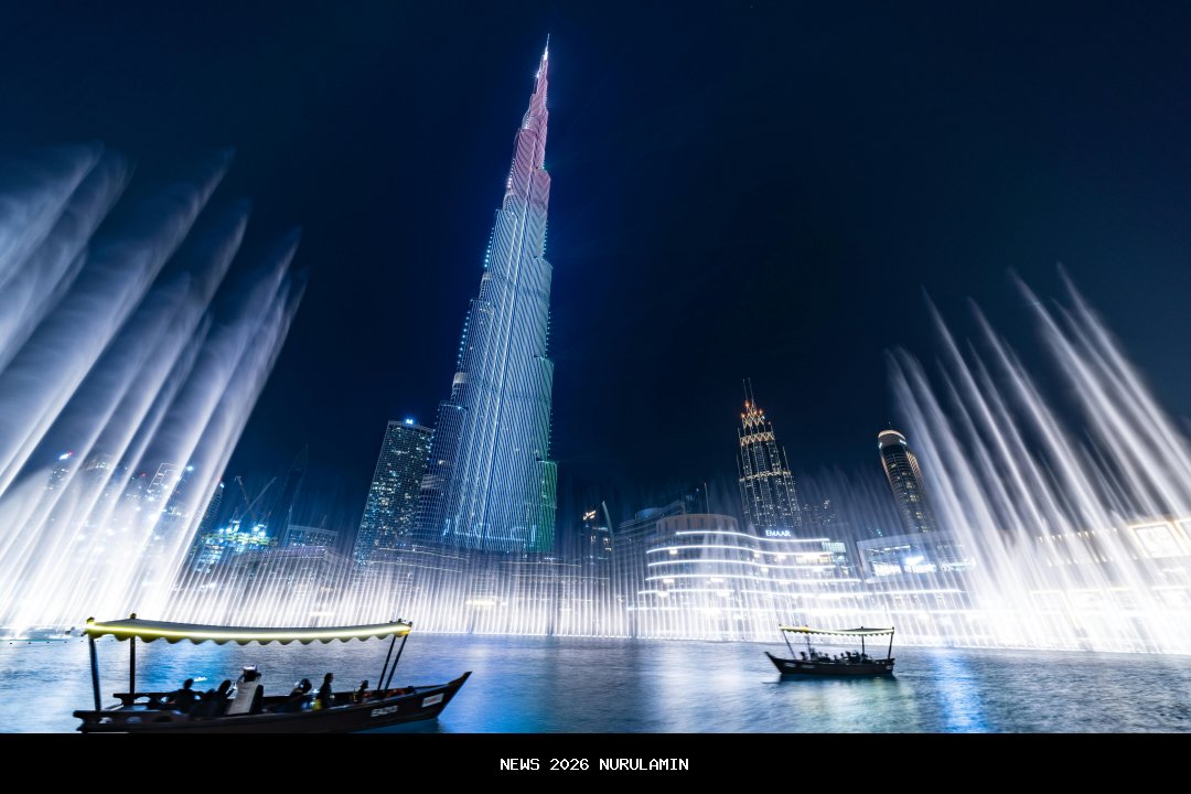 Menikmati Pertunjukan Air Paling Ikonya di Dubai