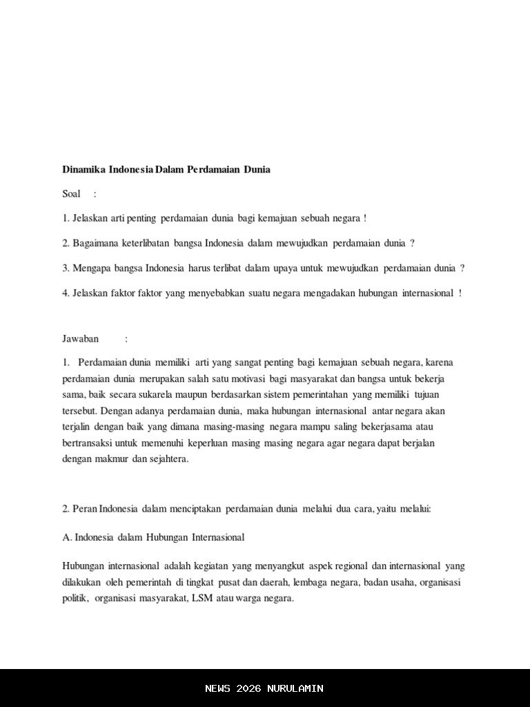 Menjembatani Diplomasi dan Dinamika Lokal