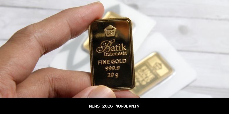 Harga emas Pegadaian terbaru Jumat 26 Desember 2025, harga per gram ini