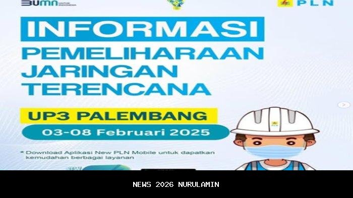 Daftar Wilayah Terdampak Pemeliharaan Jaringan Hari Ini, Sabtu 27 Desember 2025