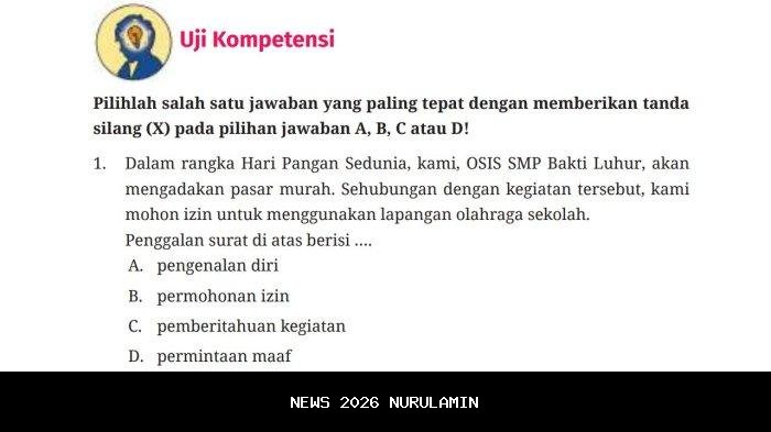 Kunci jawaban bahasa Indonesia kelas 7 edisi revisi halaman 143-144 kurikulum merdeka, tabel 4.9