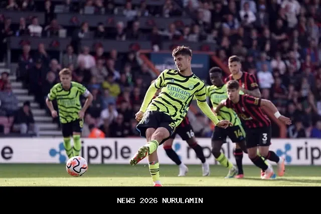 Prediksi Bournemouth vs Arsenal 4 Januari 2026, Ujian Berat bagi The Gunners di Vitality Stadium