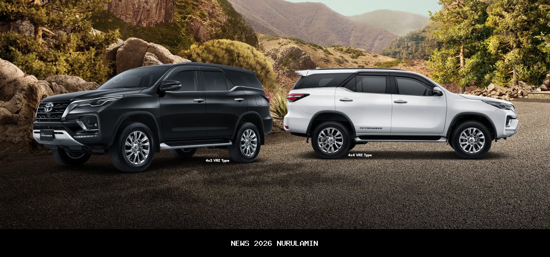Fortuner 2026 Mencuri Perhatian, Tampilan Baru Lebih Gagah dan Mewah