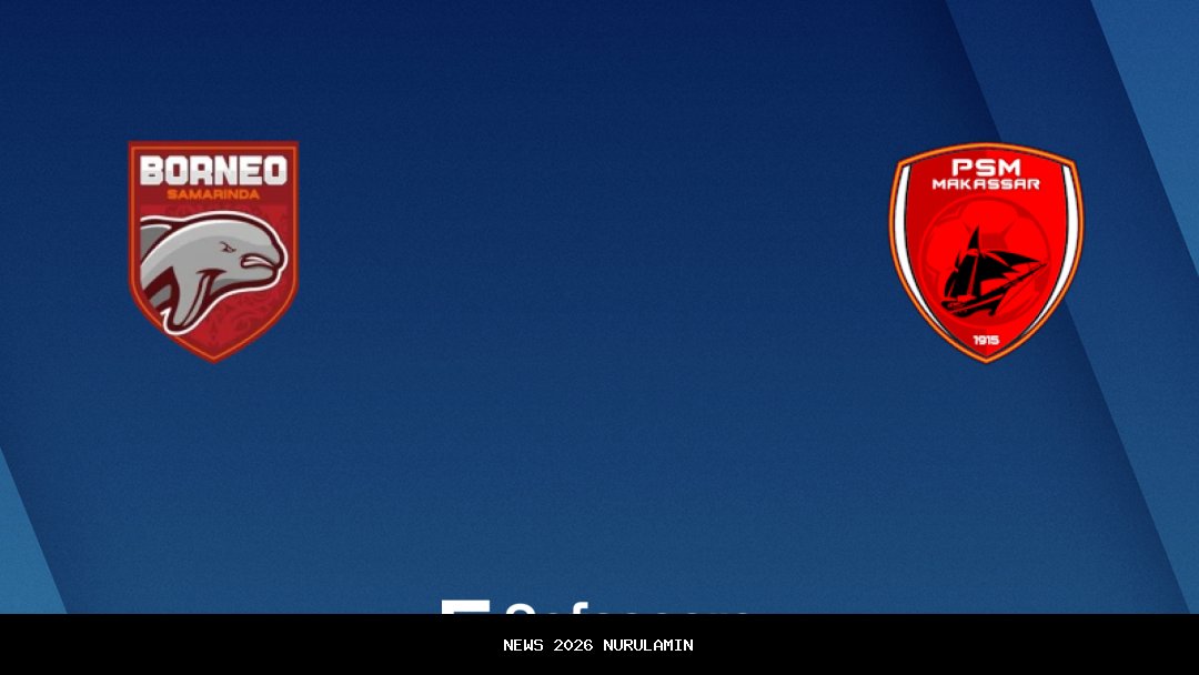 PSM Makassar gagal curi poin, tumbang 1-2 dari Borneo FC di Samarinda