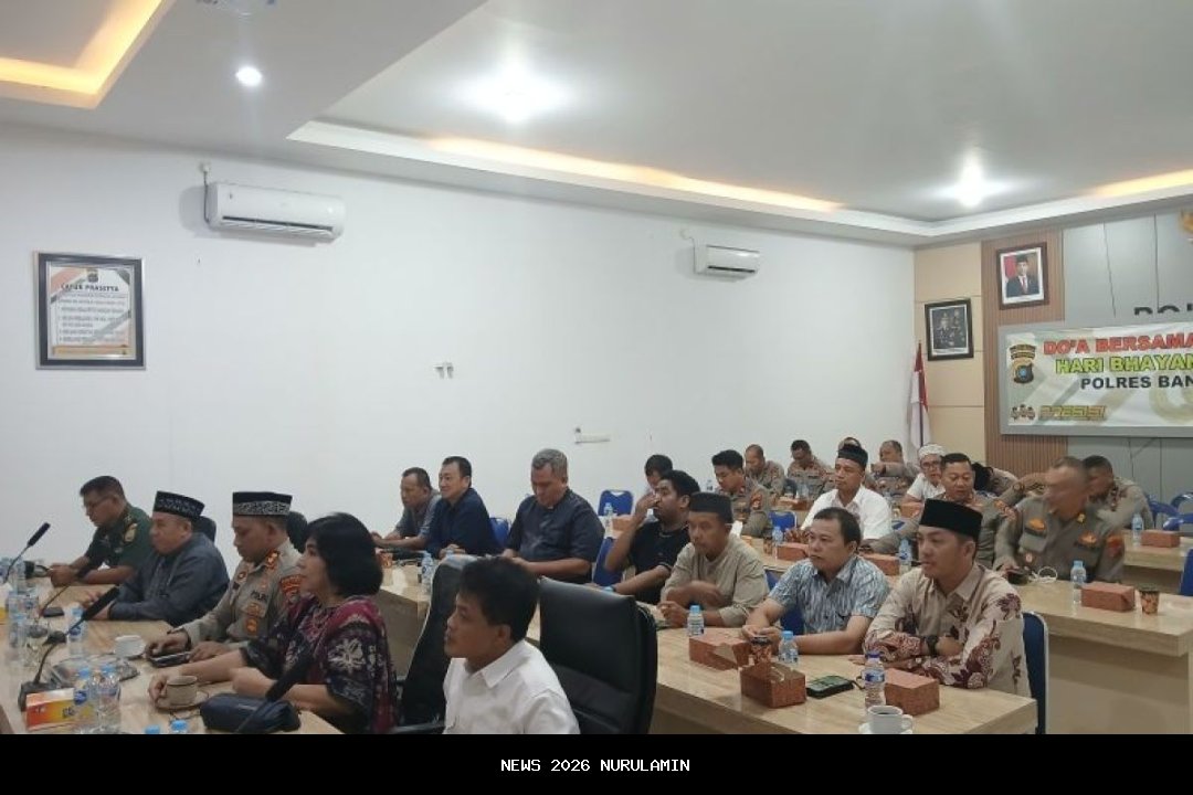 Pergantian Tahun, Polres Way Kanan Gelar Doa Bersama Lintas Agama untuk Kemajuan Sumatera