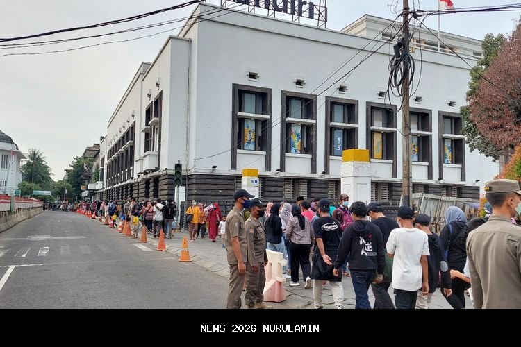 Konser dan Festival Cahaya Digelar, Jalan di Sekitar Kota Tua Ditutup